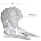 Colonial Pioneer Womens Bonnet - Revolutionary War White Pilgrim Women Bonnets Sun Hats Dress Up Costume Accessories